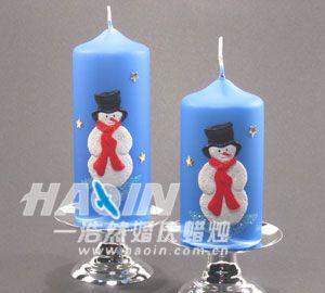 雪人蜡烛 工艺蜡烛 圣诞蜡烛 圣诞用品 情侣蜡烛 蜡烛工艺品图片_高清图_细节图