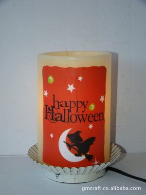 万圣节产品蜡烛灯图片大全：黄岩高敏工艺品厂精心打造工艺蜡烛