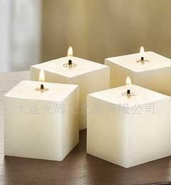 供应方形工艺蜡烛 纯植物蜡的优雅与环保