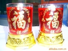 精巧水晶工艺蜡烛促销，低价批发，点亮空间与氛围